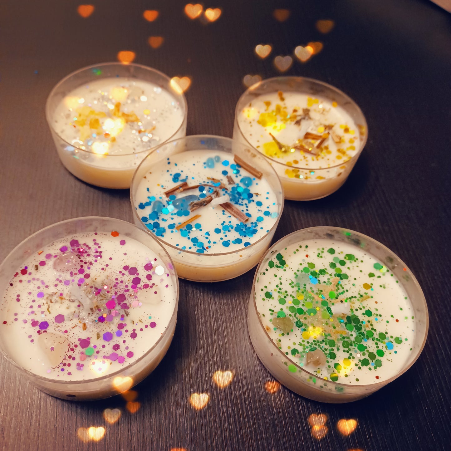 Scented Glitter Candle