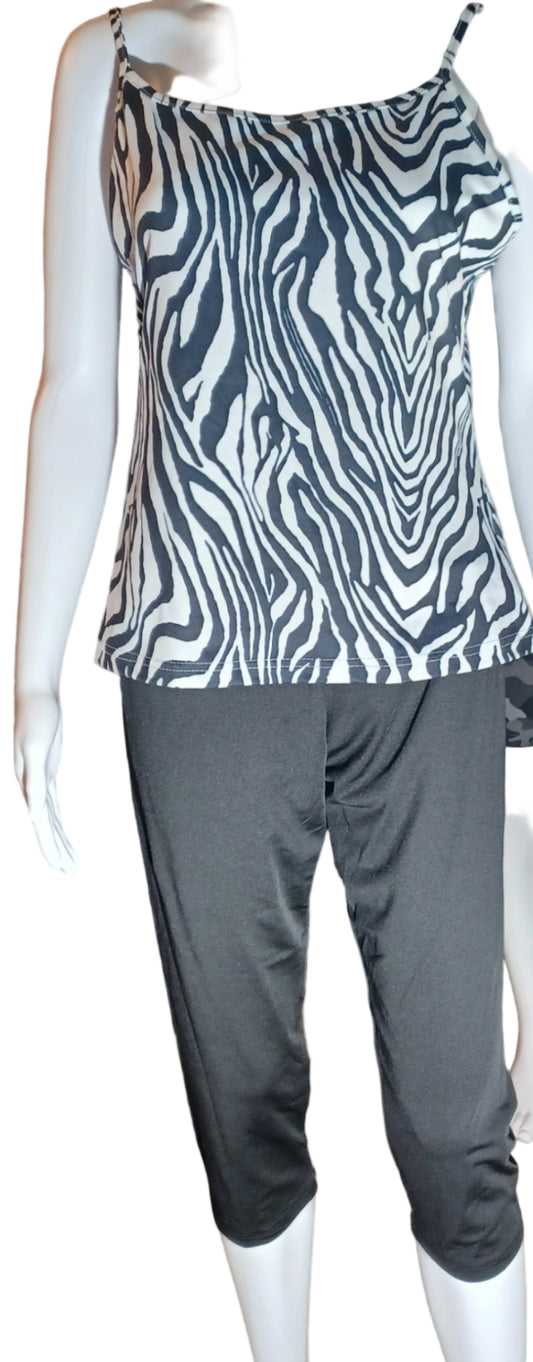 Strap Top, Cami Animal Print Casual Tops