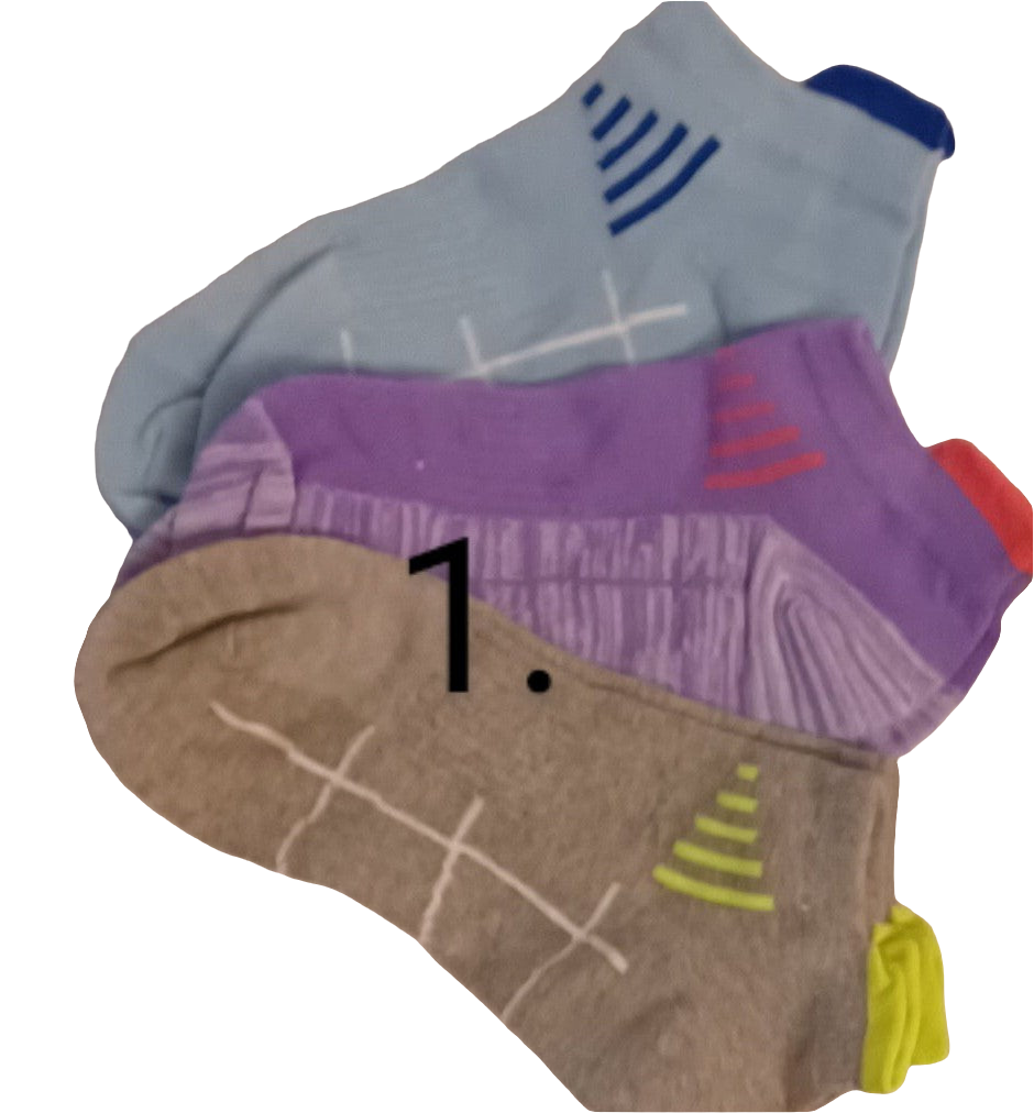 3pk Low Cut Arch Support Sock