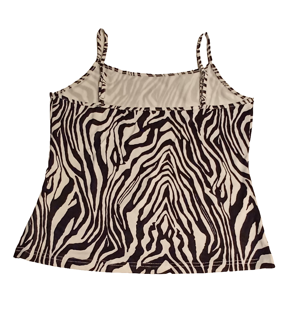 Strap Top, Cami Animal Print Casual Tops