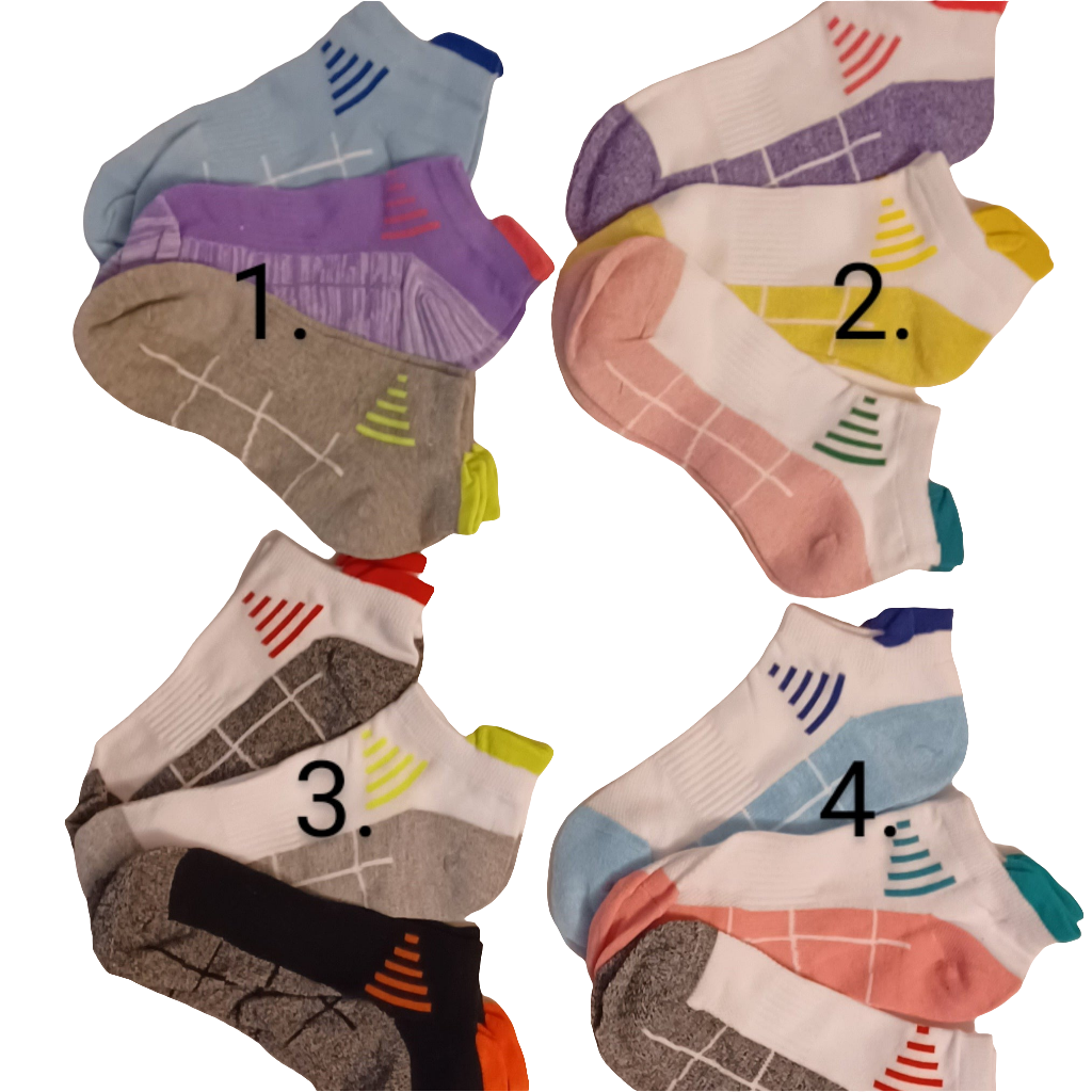 3pk Low Cut Arch Support Sock