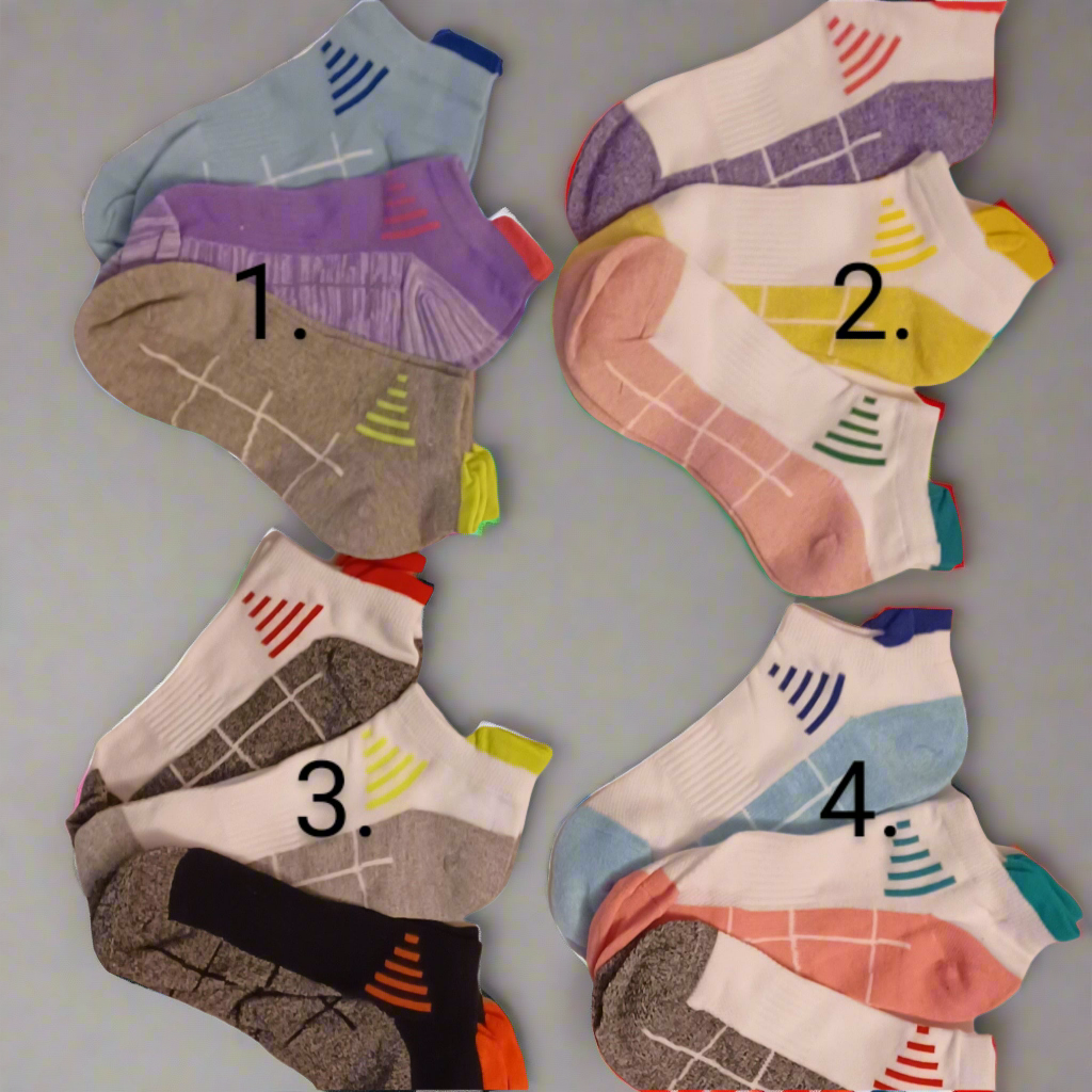 3pk Low Cut Arch Support Sock