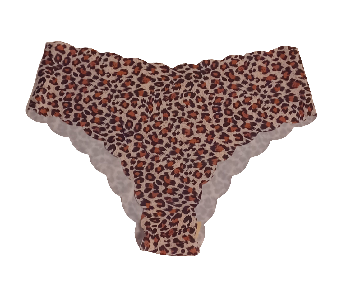 4pk Women's Seamless Leopard Print Panties (no camel)