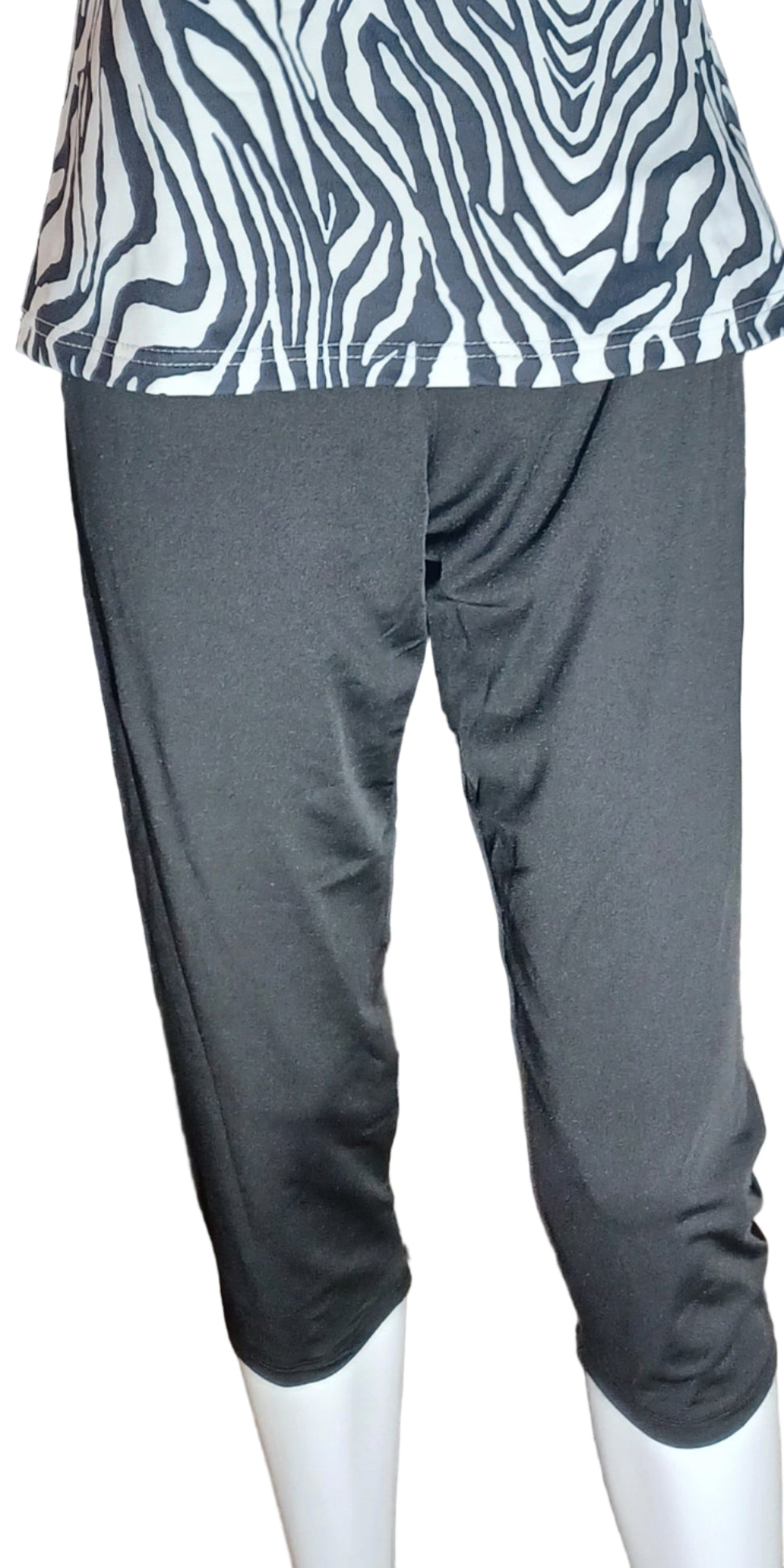 High Waist Capri Skinny Leggings